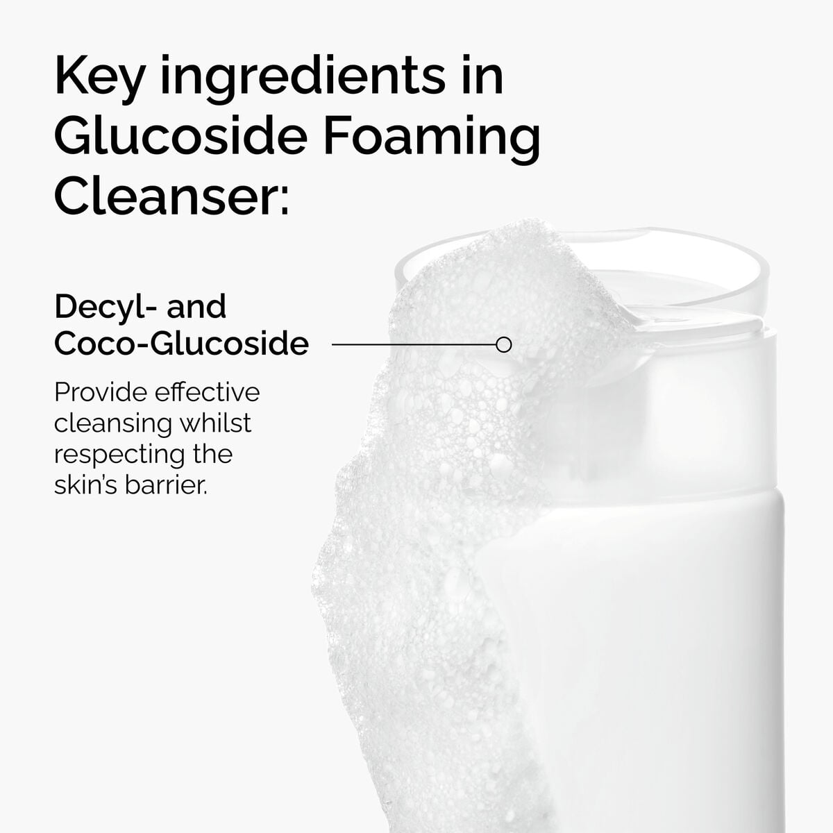 Glucoside Foaming Cleanser Gentle Cleansing Care A7