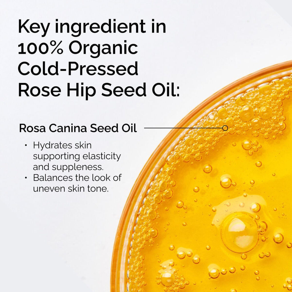 Organic Cold-Pressed Rose Hip Seed Oil Nourishing Face Oil B4