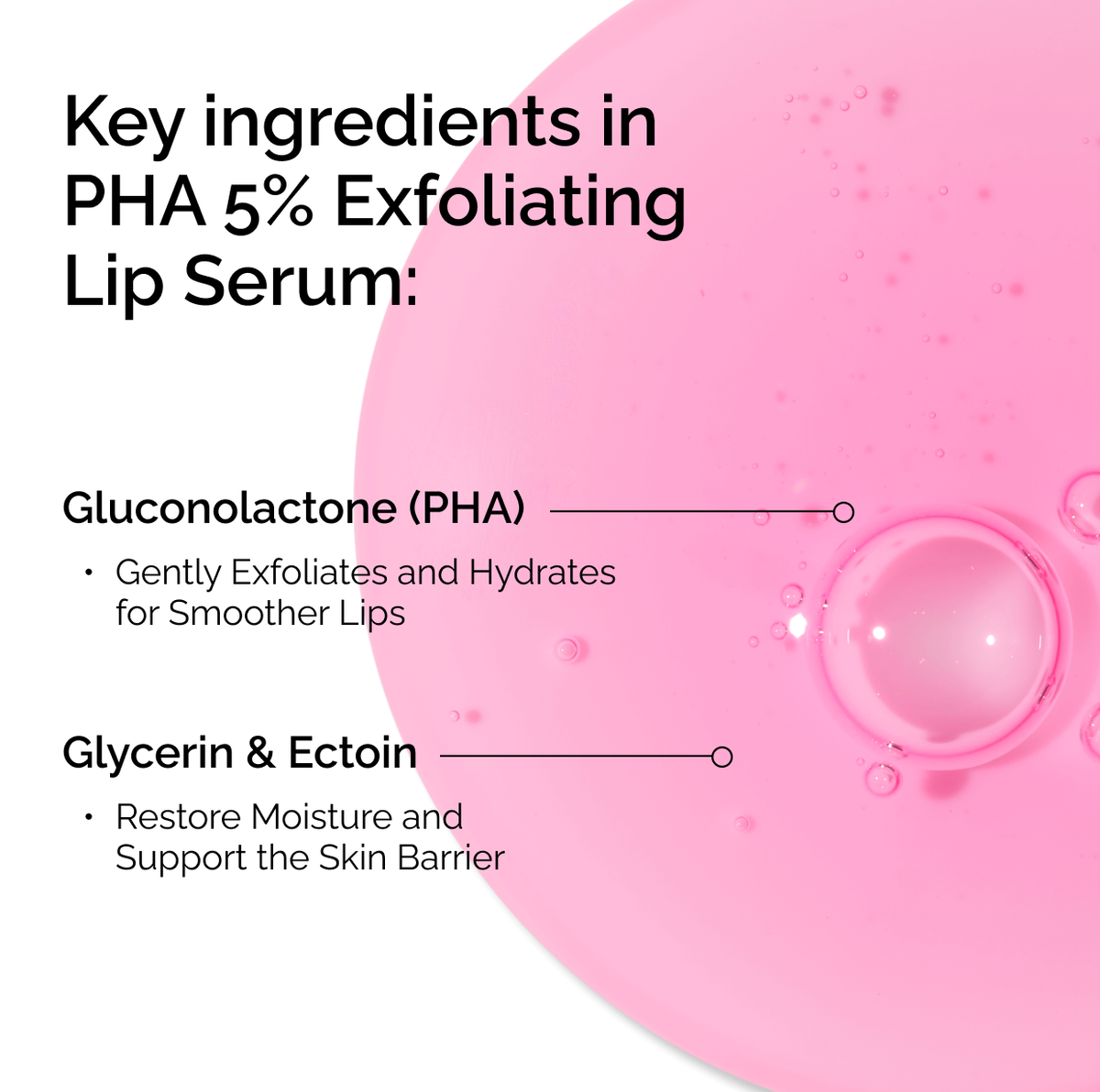 PHA Exfoliating Lip Serum Daily Treatment Ritual Q2
