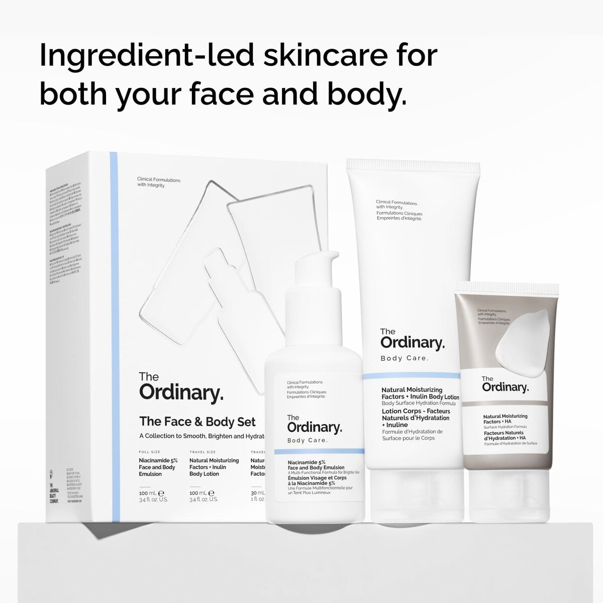 The Face & Body Set Curated Care Set C7